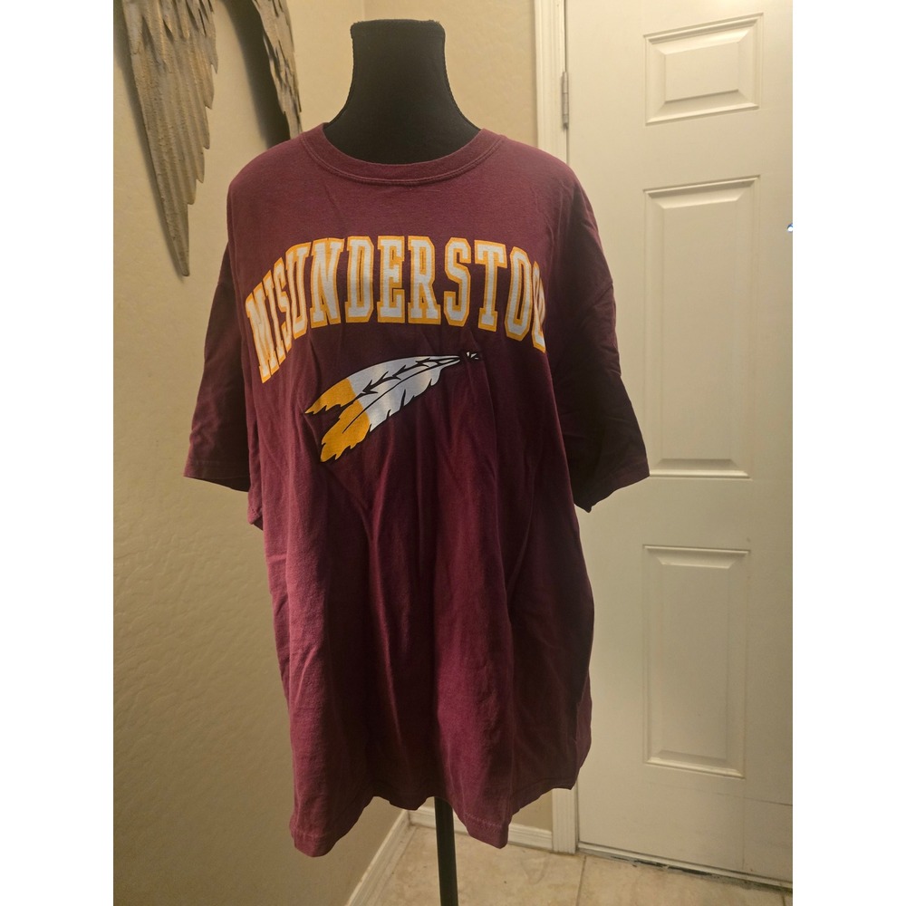 Gildan Sean Taylor 21 Misunderstood RIP 11.27.07 T-Shirt Burgundy XL